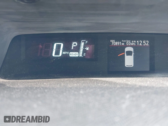 2014 Toyota Prius One with VIN JTDKDTB38E1575308, listed as a IAAI auction lot 40787857 with 70,891 mi miles and . Bid and sale history available at DreamBid. Image 17.