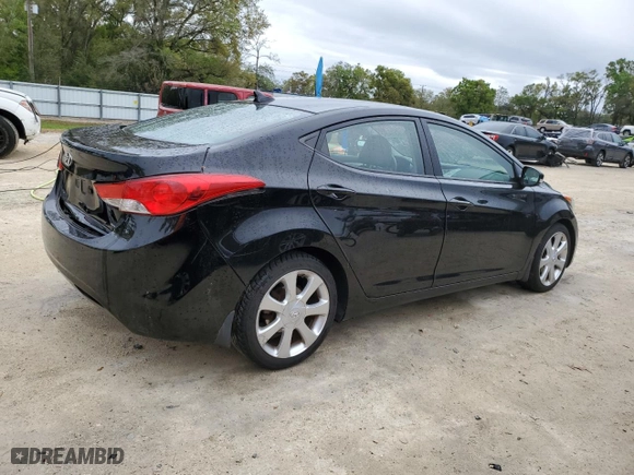2013 Hyundai Elantra GLS with VIN 5NPDH4AE2DH289046, listed as a Copart auction lot 49861545 with 91,497 mi miles and Salvage Title. Bid and sale history available at carsss.com. Image 3.