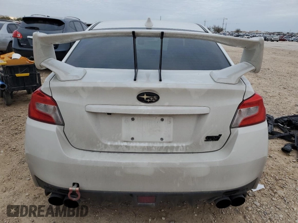 2021 Subaru WRX STI Limited with VIN JF1VA2W64M9812726, listed as a Copart auction lot 41651765 with 43,346 mi miles and Salvage Title. Bid and sale history available at carsss.com. Image 6.