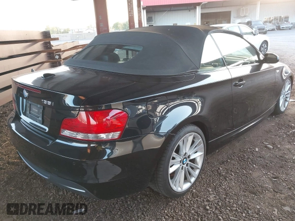 2008 BMW 1 Series 135i with VIN WBAUN93568VF54754, listed as a IAAI auction lot 42508290 with 127,978 mi miles and . Bid and sale history available at DreamBid. Image 4.