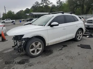 2020 Audi Q5 Premium z VIN WA1ANAFYXL2040811, wystawiony jako Copart lot #50927215 z przebiegiem 76 866 mil mil oraz Szkoda całkowita • Salvage title. Historia ofert i sprzedaży dostępna na DreamBid. Obrazek 1.