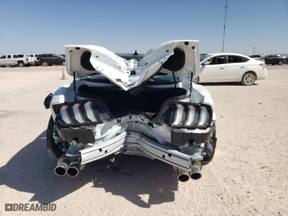 2022 Ford Mustang GT with VIN 1FA6P8CF7N5140955, listed as a Copart auction lot 46800125 with 3,626 mi miles and Salvage Title. Bid and sale history available at carsss.com. Image 6.