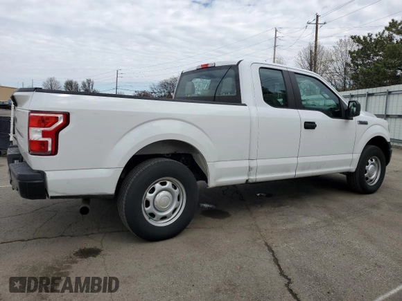 2019 Ford F-150 XL with VIN 1FTEX1EP6KFB12895, listed as a Copart auction lot 50628045 with 155,560 mi miles and Clean Title. Bid and sale history available at DreamBid. Image 3.