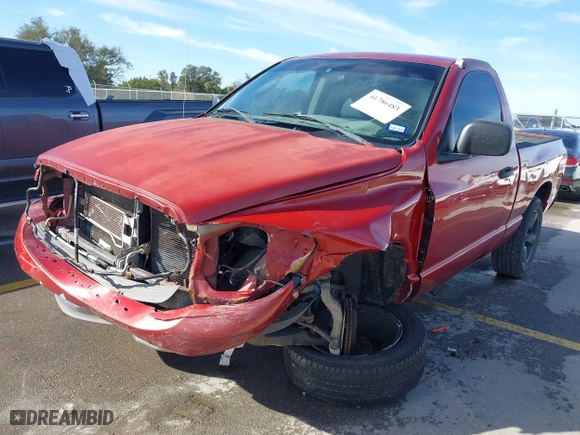 2007 Dodge Ram 1500 ST with VIN 1D7HA16K27J639389, listed as a IAAI auction lot 41786483 with 161,422 mi miles. Bid and sale history available at carsss.com. Image 18.