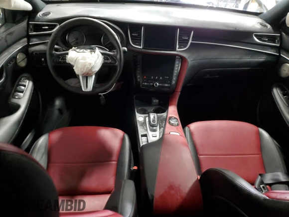 2023 Infiniti QX50 Sport with VIN 3PCAJ5FB2PF116724, listed as a Copart auction lot 88275485 with Not Provided miles and Salvage Title. Bid and sale history available at DreamBid. Image 8.