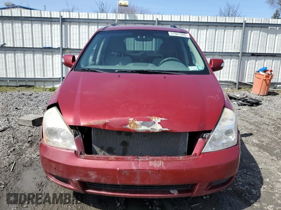2012 Kia Sedona LX with VIN KNDMG4C74C6435232, listed as a Copart auction lot 51941995 with 210,698 mi miles and Clean Title. Bid and sale history available at carsss.com. Image 5.