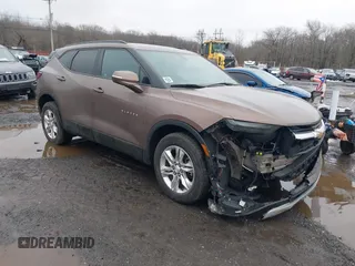 2020 Chevrolet Blazer LT z VIN 3GNKBHRS1LS547370, wystawiony jako IAAI lot #41576255 z przebiegiem 79 254 mil mil oraz . Historia ofert i sprzedaży dostępna na DreamBid. Obrazek 1.