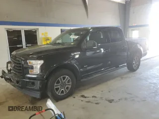 2017 Ford F-150 XL with VIN 1FTEW1EP5HKE46239, listed as a Copart auction lot 54219565 with 114,725 mi miles and Salvage Title. Bid and sale history available at carsss.com. Image 1.