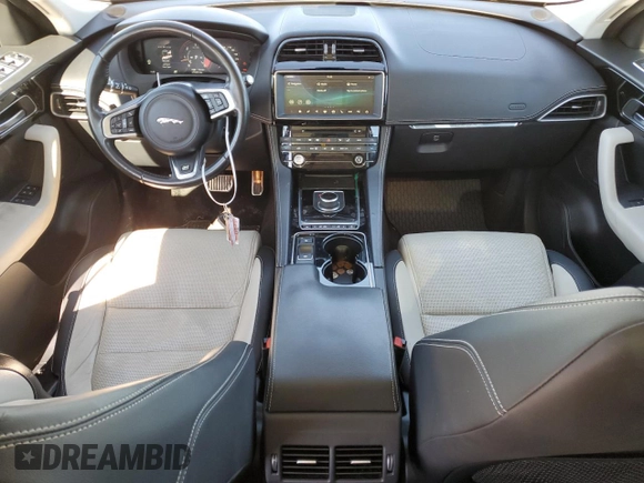 2017 Jaguar F-Pace 20d R-Sport with VIN SADCL2BNXHA490434, listed as a Copart auction lot 40455904 with 73,490 mi miles and . Bid and sale history available at DreamBid. Image 8.