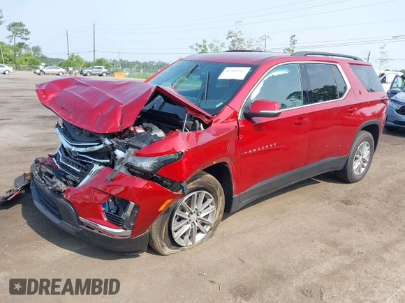 2023 Chevrolet Traverse LT Cloth z VIN 1GNERGKWXPJ196658, wystawiony jako IAAI lot #42404287 z przebiegiem 49 896 mil mil oraz . Historia ofert i sprzedaży dostępna na DreamBid. Obrazek 17.