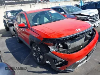 2024 Hyundai Kona SEL with VIN KM8HB3AB8RU118345, listed as a IAAI auction lot 41608818 with 5,973 mi miles. Bid and sale history available at carsss.com. Image 1.