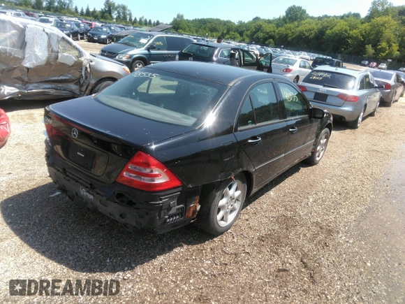 2002 Mercedes-Benz C 230/260/280/320 with VIN WDBRF61J22F227883, listed as a IAAI auction lot 39759606 with 188,665 mi miles and . Bid and sale history available at DreamBid. Image 4.