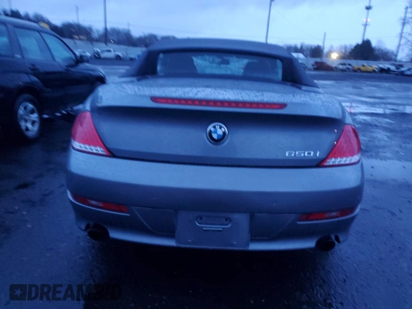 2009 BMW 6 Series 650i with VIN WBAEB53509C224236, listed as a Copart auction lot 86313444 with 82,024 mi miles and Salvage Title. Bid and sale history available at carsss.com. Image 6.