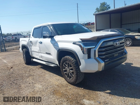 2023 Toyota Tundra Limited with VIN 5TFJA5DB1PX078704, listed as a IAAI auction lot 41997320 with 40,899 mi miles and . Bid and sale history available at DreamBid. Image 1.