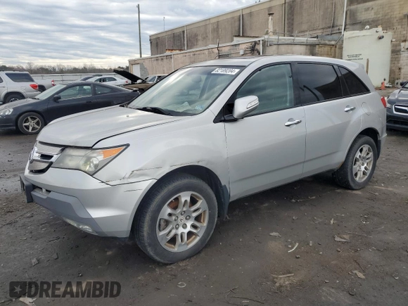 2009 Acura MDX Tech Pkg with VIN 2HNYD28699H517845, listed as a Copart auction lot 82189204 with 193,157 mi miles and Clean Title. Bid and sale history available at carsss.com. Image 1.