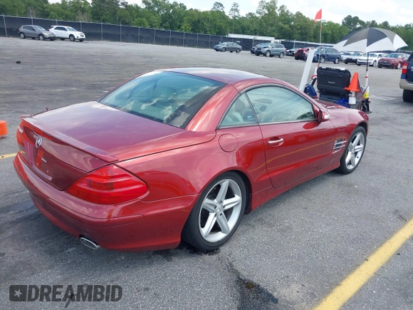 2005 Mercedes-Benz SL 500 with VIN WDBSK75F65F096681, listed as a IAAI auction lot 42305663 with 65,001 mi miles and . Bid and sale history available at DreamBid. Image 4.