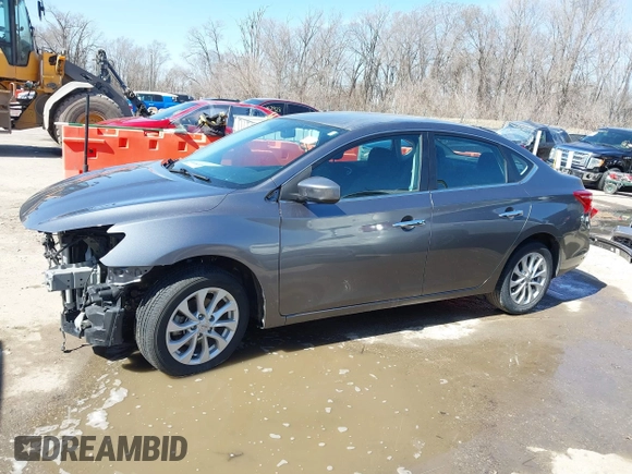 2019 Nissan Sentra SV with VIN 3N1AB7AP0KL626675, listed as a IAAI auction lot 41750790 with 86,432 mi miles and . Bid and sale history available at DreamBid. Image 15.