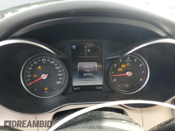 2018 Mercedes-Benz C 300 with VIN 55SWF4JB0JU276292, listed as a Copart auction lot 58014725 with 82,926 mi miles and Salvage title. Bid and sale history available at DreamBid. Image 9.