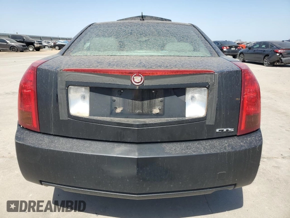 2006 Cadillac CTS with VIN 1G6DM57T560183300, listed as a Copart auction lot 50091535 with 0 mi miles and Salvage Title. Bid and sale history available at carsss.com. Image 6.