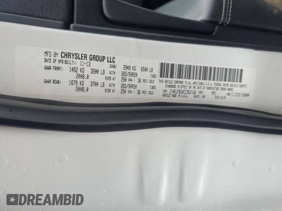 2014 Jeep Grand Cherokee Limited with VIN 1C4RJFBGXEC352168, listed as a Copart auction lot 53722725 with 193,649 mi miles and Salvage Title. Bid and sale history available at carsss.com. Image 13.
