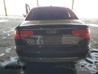 2013 Audi A4 Premium Plus with VIN WAUFFAFLXDN039927, listed as a Copart auction lot 53650065 with 0 mi miles and Salvage Title. Bid and sale history available at carsss.com. Image 6.