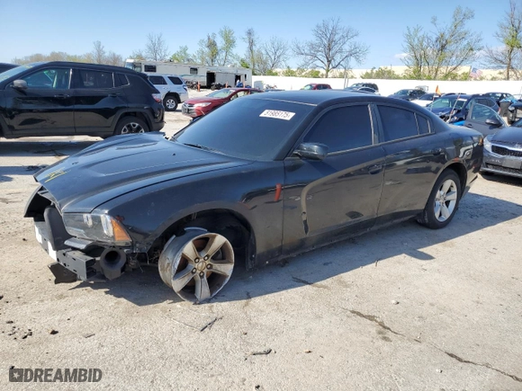2012 Dodge Charger SE with VIN 2C3CDXBG6CH281424, listed as a Copart auction lot 51985175 with 182,773 mi miles and Salvage Title. Bid and sale history available at carsss.com. Image 1.
