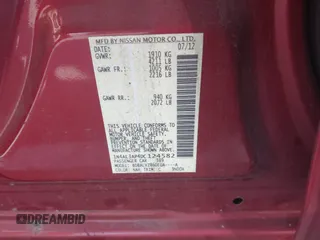 2013 Nissan Altima SL z VIN 1N4AL3AP4DC124582, wystawiony jako IAAI lot #42235888 z przebiegiem 171 331 mil mil oraz . Historia ofert i sprzedaży dostępna na DreamBid. Obrazek 9.