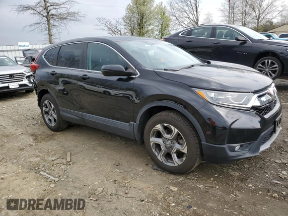 2019 Honda CR-V EX with VIN 2HKRW2H52KH625751, listed as a Copart auction lot 52596655 with 118,615 mi miles and Salvage Title. Bid and sale history available at carsss.com. Image 4.