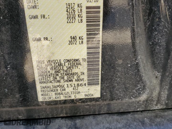 2016 Nissan Altima S z VIN 1N4AL3AP0GC151864, wystawiony jako Copart lot #42943485 z przebiegiem 114 798 mil mil oraz Szkoda całkowita • Salvage title. Historia ofert i sprzedaży dostępna na DreamBid. Obrazek 14.