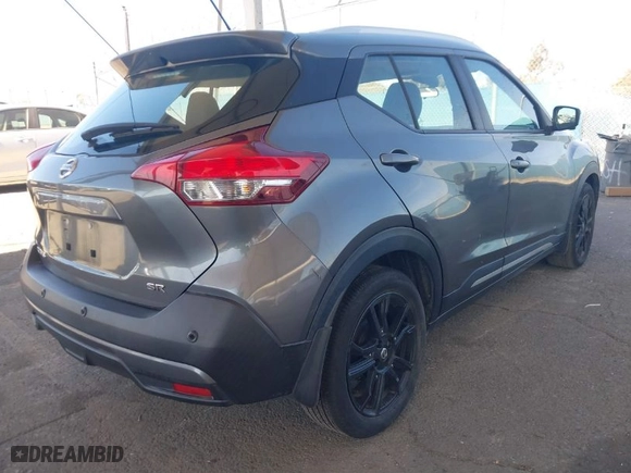 2020 Nissan Kicks SR with VIN 3N1CP5DV0LL558131, listed as a IAAI auction lot 41668855 with 38,358 mi miles. Bid and sale history available at carsss.com. Image 4.