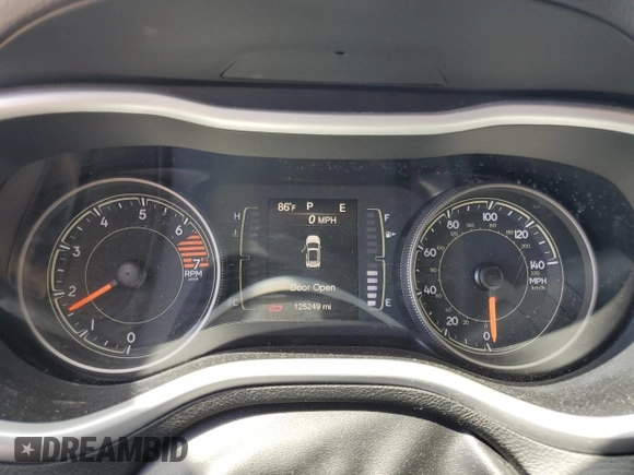 2018 Jeep Cherokee Latitude Plus with VIN 1C4PJLLB4JD540617, listed as a Copart auction lot 56713505 with 125,249 mi miles and Salvage title. Bid and sale history available at DreamBid. Image 9.