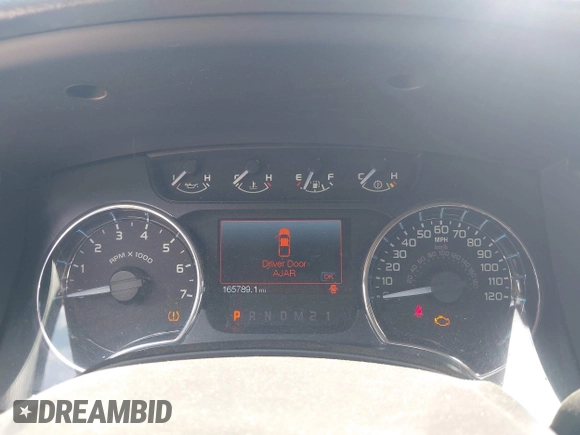 2012 Ford F-150 XL with VIN 1FTFX1ET5CFA02701, listed as a IAAI auction lot 42358378 with 165,789 mi miles and . Bid and sale history available at DreamBid. Image 7.