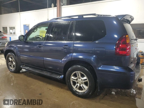 2004 Lexus GX with VIN JTJBT20X340049687, listed as a Copart auction lot 53405925 with 201,607 mi miles and Clean Title. Bid and sale history available at carsss.com. Image 2.