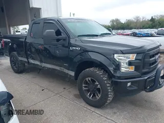2015 Ford F-150 XLT with VIN 1FTEX1EP2FFC73234, listed as a IAAI auction lot 41661655 with 150,371 mi miles. Bid and sale history available at carsss.com. Image 1.