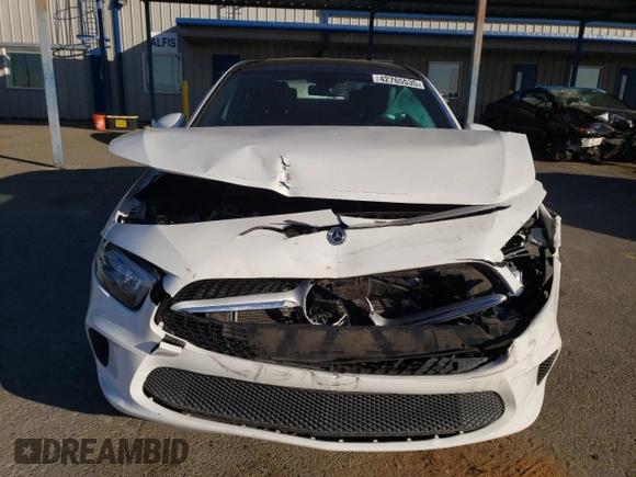 2021 Mercedes-Benz A 220 with VIN W1K3G4EB7MJ311280, listed as a Copart auction lot 42765535 with 26,877 mi miles and Salvage Title. Bid and sale history available at DreamBid. Image 5.