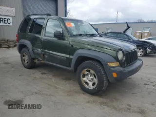 2007 Jeep Liberty Sport with VIN 1J4GL48K27W634768, listed as a Copart auction lot 45016985 with 134,418 mi miles and Salvage Title. Bid and sale history available at DreamBid. Image 4.