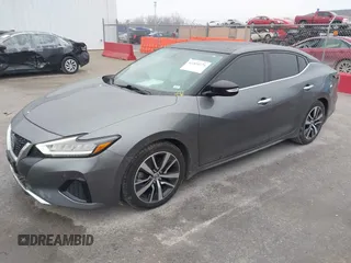 2019 Nissan Maxima SV with VIN 1N4AA6AV2KC364328, listed as a IAAI auction lot 41509374 with 55,514 mi miles. Bid and sale history available at carsss.com. Image 17.