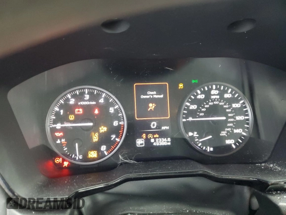 2020 Subaru Outback with VIN 4S4BTAAC2L3261563, listed as a Copart auction lot 81632384 with 49,388 mi miles and Salvage Title. Bid and sale history available at DreamBid. Image 9.
