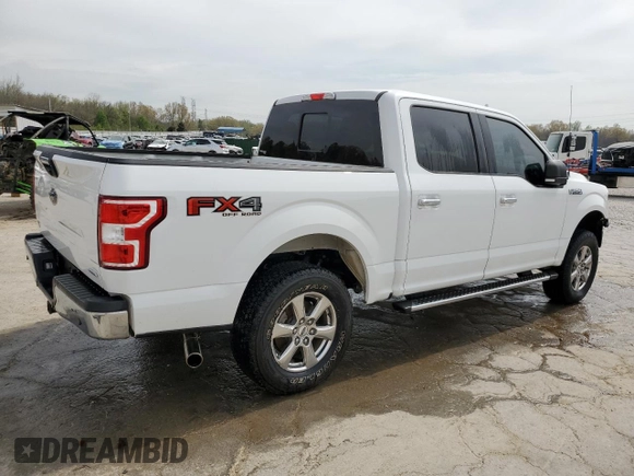 2018 Ford F-150 XL with VIN 1FTEW1EG5JFA56160, listed as a Copart auction lot 51095865 with 83,761 mi miles and Salvage Title. Bid and sale history available at carsss.com. Image 3.