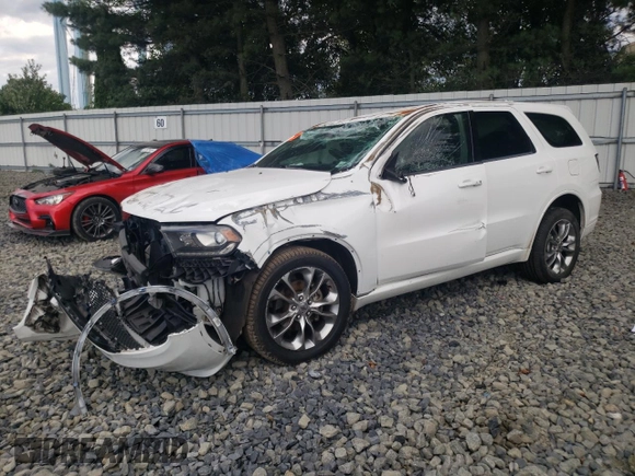 2020 Dodge Durango GT with VIN 1C4RDJDG3LC261196, listed as a Copart auction lot 67915994 with 92,313 mi miles and Salvage title. Bid and sale history available at DreamBid. Image 1.