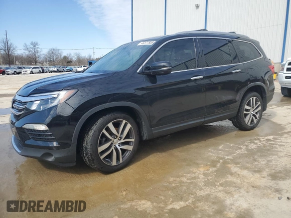 2017 Honda Pilot Touring with VIN 5FNYF6H92HB016186, listed as a Copart auction lot 46577555 with 140,195 mi miles and Salvage title. Bid and sale history available at DreamBid. Image 1.