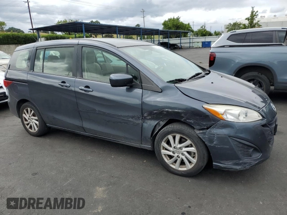 2012 Mazda 5 Sport with VIN JM1CW2BL4C0134805, listed as a Copart auction lot 54729525 with 144,991 mi miles and Salvage Title. Bid and sale history available at DreamBid. Image 4.