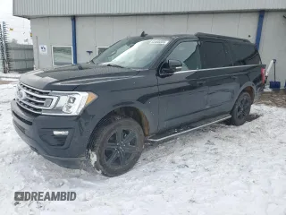 2021 Ford Expedition Max XLT with VIN 1FMJK1JT8MEA49626, listed as a Copart auction lot 43400355 with 87,415 mi miles and Salvage Title. Bid and sale history available at DreamBid. Image 1.