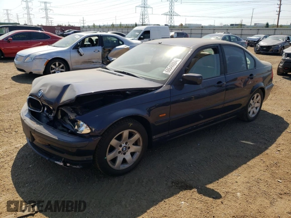 2001 BMW 3 Series 325i with VIN WBAAN37471ND45451, listed as a Copart auction lot 68648884 with 156,589 mi miles and Salvage Title. Bid and sale history available at carsss.com. Image 1.