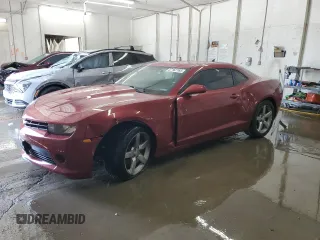 2014 Chevrolet Camaro LT with VIN 2G1FB1E36E9171189, listed as a Copart auction lot 57162165 with 117,192 mi miles and Salvage title. Bid and sale history available at DreamBid. Image 1.
