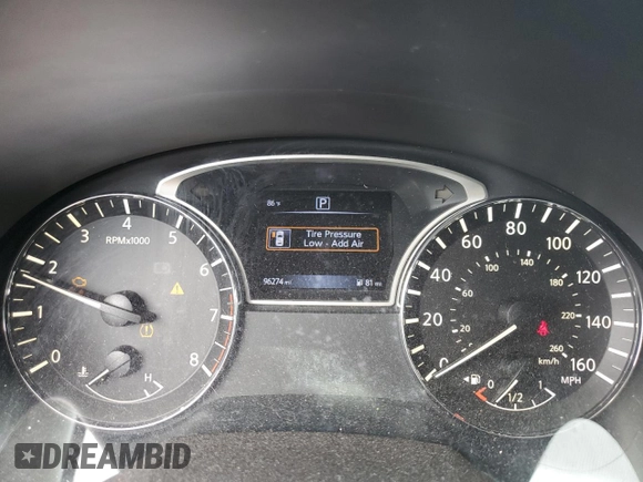 2016 Nissan Altima SV with VIN 1N4AL3AP9GC190162, listed as a Copart auction lot 74212104 with 96,274 mi miles and Salvage Title. Bid and sale history available at carsss.com. Image 9.