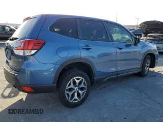 2019 Subaru Forester with VIN JF2SKAAC1KH593648, listed as a Copart auction lot 48014365 with 45,187 mi miles and Salvage Title. Bid and sale history available at carsss.com. Image 3.