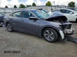 2020 Honda Insight EX with VIN 19XZE4F54LE012487, listed as a Copart auction lot 63111605 with Not provided miles and Salvage title. Bid and sale history available at DreamBid. Image 4.
