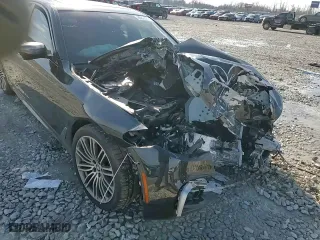 2018 BMW 5 Series M550i xDrive with VIN WBAJB9C5XJG464557, listed as a Copart auction lot 86895874 with 0 mi miles and Salvage Title. Bid and sale history available at carsss.com. Image 11.