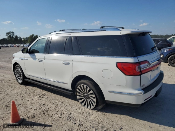 2020 Lincoln Navigator L Reserve with VIN 5LMJJ3KTXLEL11526, listed as a Copart auction lot 75241484 with 79,070 mi miles and Salvage Title. Bid and sale history available at carsss.com. Image 2.
